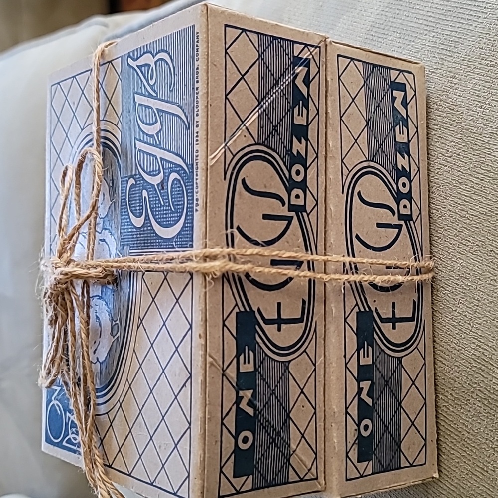 Vintage Cardboard Egg boxes